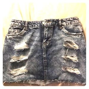 Brand new with tags denim skirt